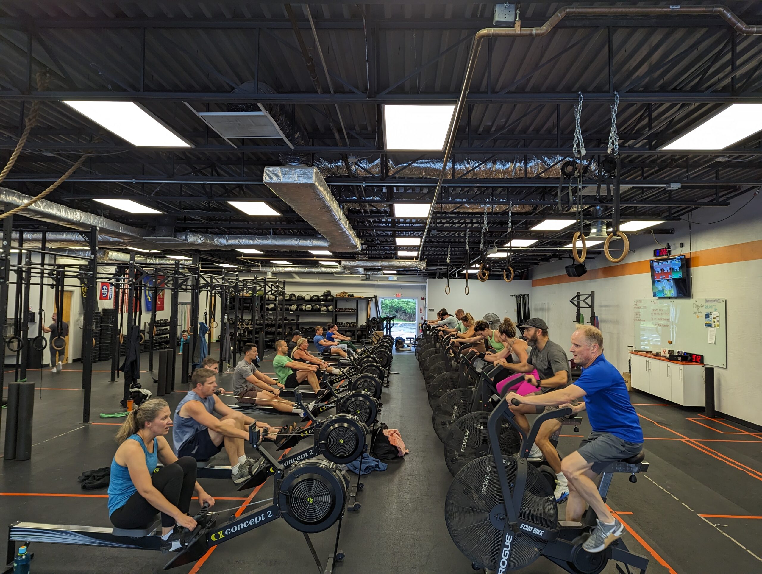 Group exercise class in Hingham, MA